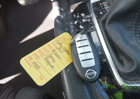 2017 Nissan Rogue Sv z USA, uszkodzony, nr VIN 5N1AT2MM0HC841455